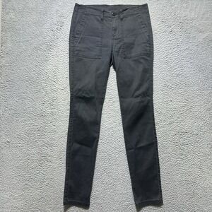 Cabi Pants Womens‎ 4 Gray Style 3395 Utility Stretch Skinny High Rise Pockets